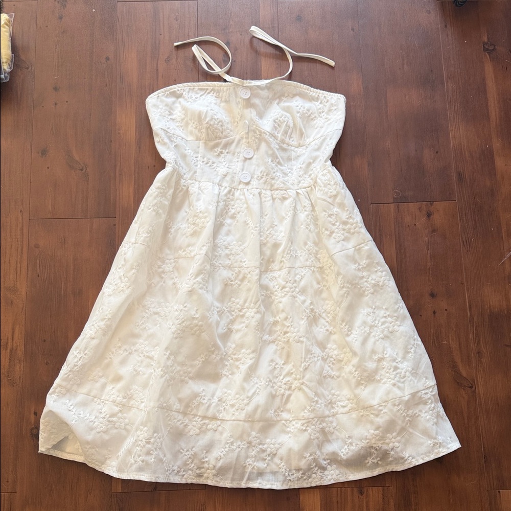 White Eyelet Sundress